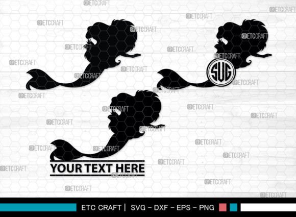Download Little Mermaid Monogram, Sea Animal SVG - Sea animal svg Collection
