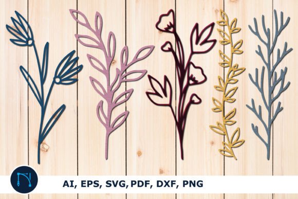 Download Wild Flowers Paper Craft SVG Bundle - Wild flowers Collection