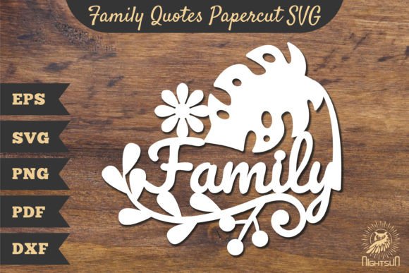 Download Family Quotes Papercut SVG 1 - Premium Bundle