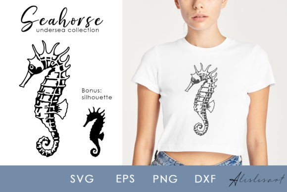 Download Seahorse SVG - Sea Collection