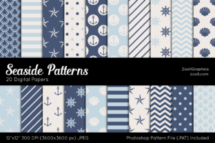 Download Seaside Digital Papers - Sea Collection