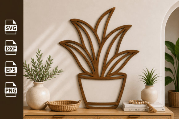 Download Plant Pot Tree Laser Cut Files Svg - Laser cut file Collection