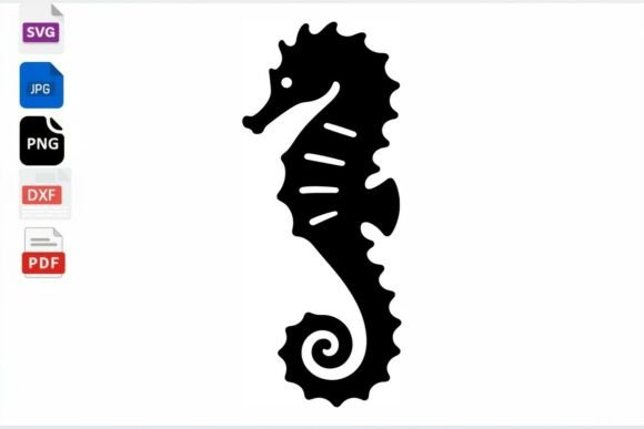 Download Seahorse SVG Cutting File for Crafts - Sea Collection