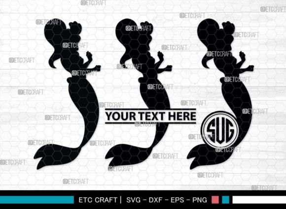 Download Little Mermaid Monogram, Sea Animal SVG - Sea animal svg Collection