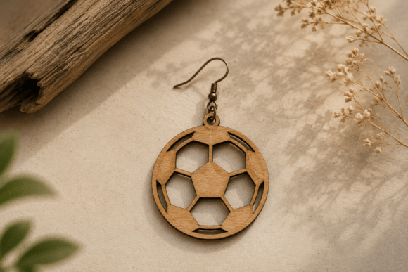 Download Football Earrings Laser Cut File - Laser cut file Collection