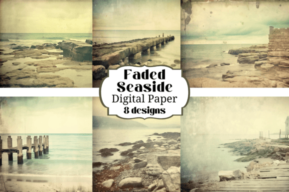 Download Faded Seaside Polaroid Backgrounds - Sea Collection