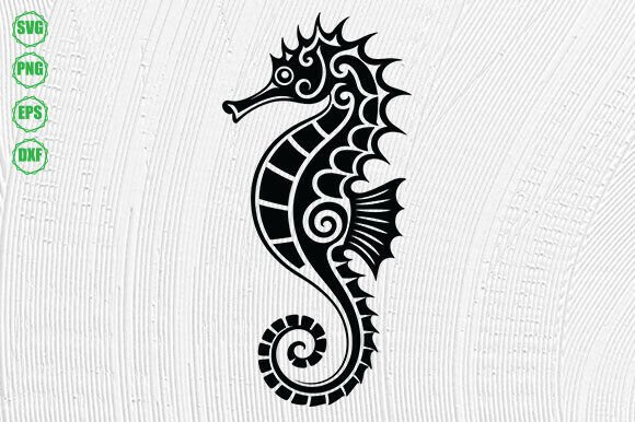 Download Tribal Seahorse Svg - Sea Collection