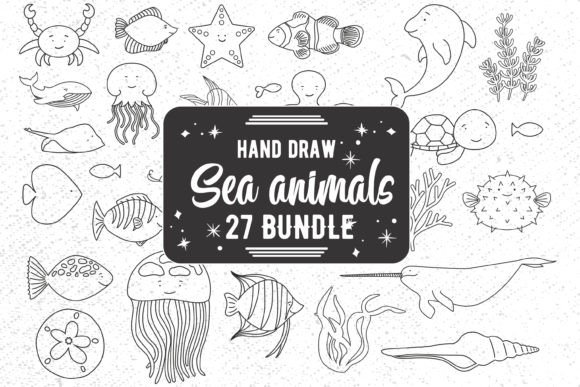 Download Sea Animals Bundle Svg, Sea Animal Svg - Sea animal svg Collection
