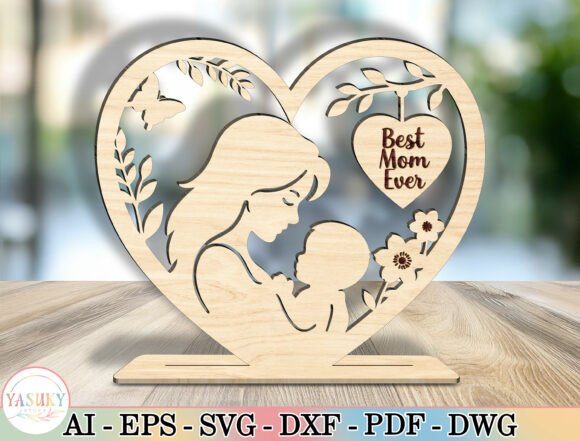 Download Best Mom Ever Laser Cut File SVG - Laser cut file Collection