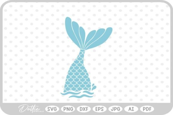 Download Mermaid Tail Under the Sea SVG PNG DXF - Sea Collection