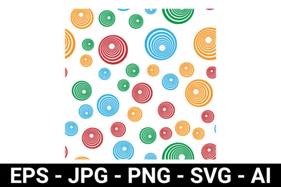 Download Striped Circle Seamless Pattern - Sea Collection
