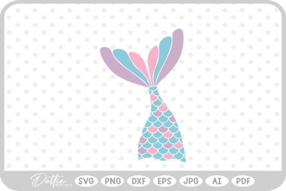 Download Mermaid Tail Under the Sea SVG PNG DXF - Sea Collection