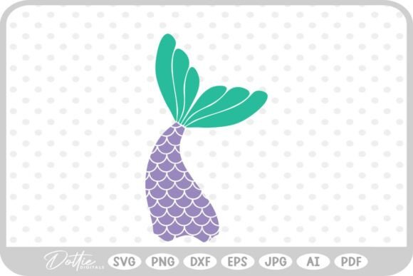 Download Mermaid Tail Under the Sea SVG PNG DXF - Sea Collection
