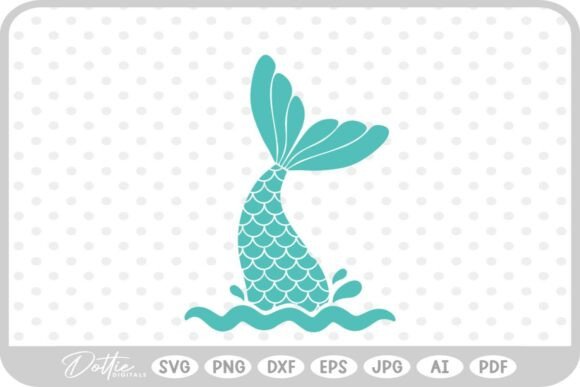 Download Mermaid Tail Under the Sea SVG PNG DXF - Sea Collection