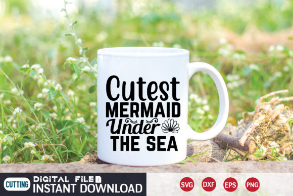 Download Cutest Mermaid Under the Sea   Svg - Sea Collection