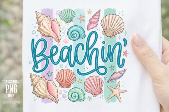 Download Beachin' Seashell Summer PNG Design - Sea Collection