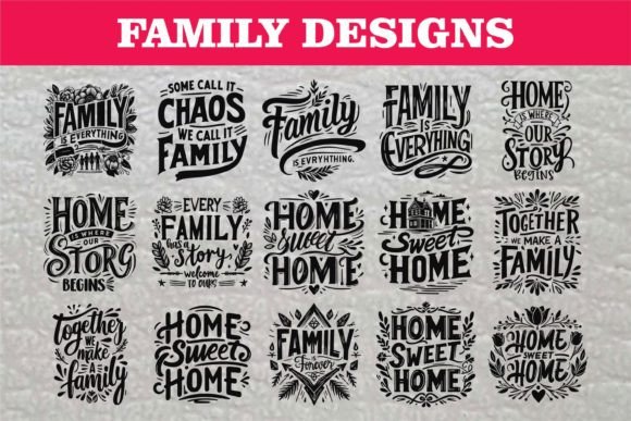 Download Family SVG Designs - Family Quotes - Premium Resources